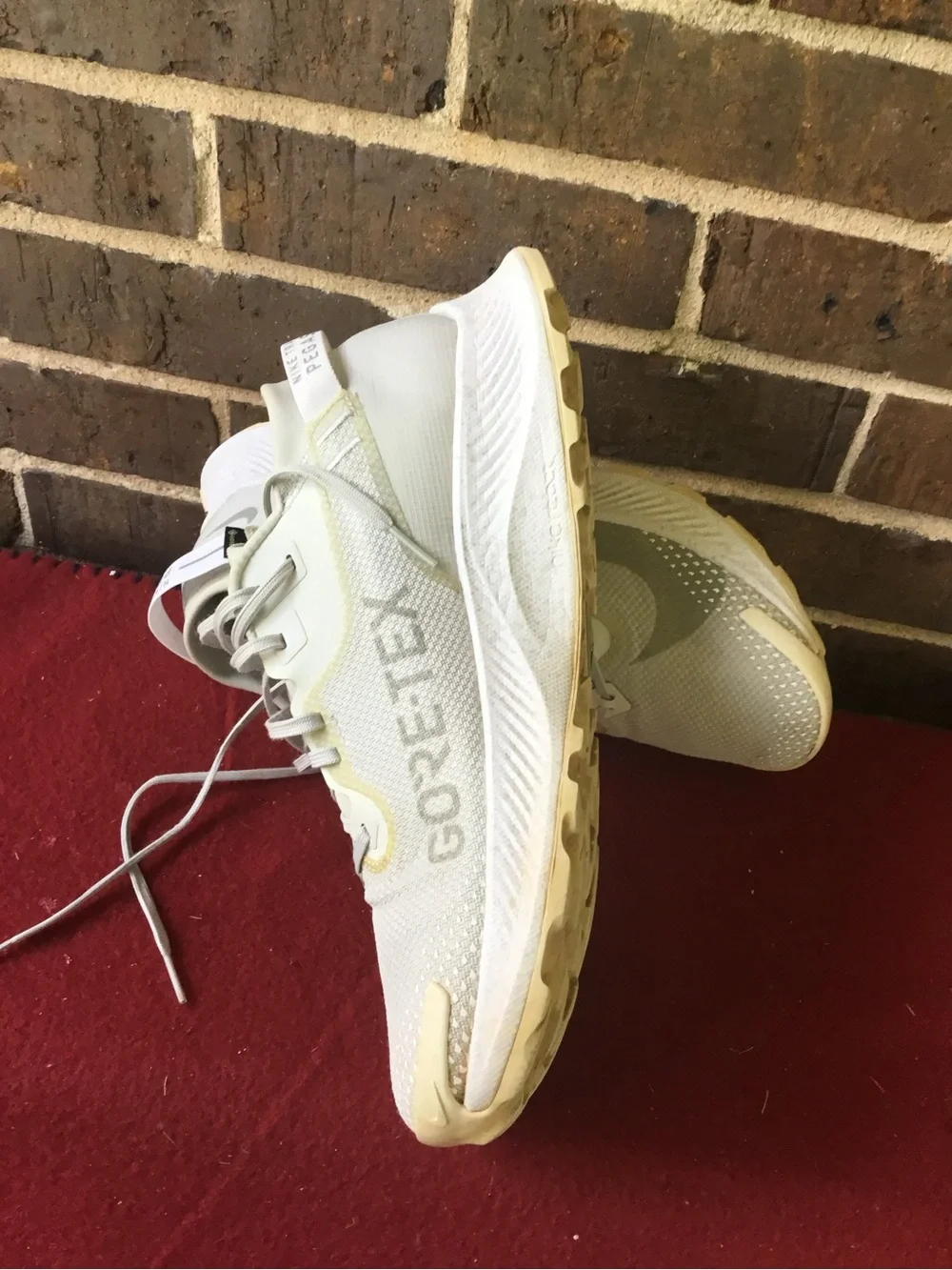GORE-TEX Women's Running Shoe in Off-White/Cream